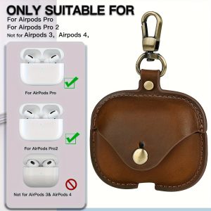 Suitable for AirPods Pro Protective Case, Italian Crazy Horse AirPods Pro 2u002F3 Case for Apple Bluetooth Wireless Earphones