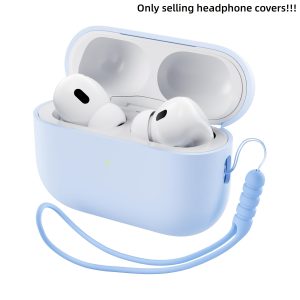 1pc Buckle-less Case with Lanyard, Suitable for AirPods Pro 2nd Generation, Providing Full-coverage Protection for Apple AirPods Pro 2nd Generation with Attached Lanyard