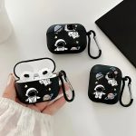 A space-themed TPU protective case suitable for AirPods